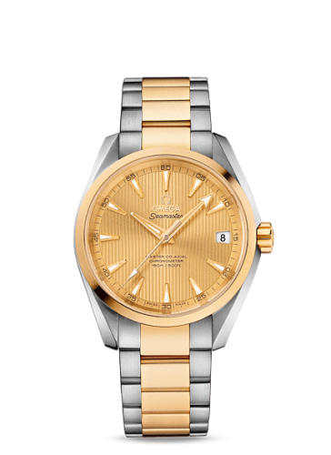 Omega Seamaster Aqua Terra 150M Master Co-Axial 38.5 Stainless Steel / Yellow Gold / Champagne